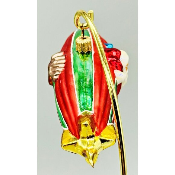 Christopher Radko Santa Reindeer Zippidee Zeppelin Blimp Christmas Ornament 1999 - Picture 6 of 8